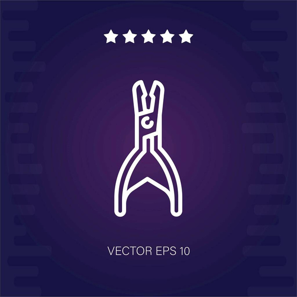 plier vector icon modern illustration - Vector, Image