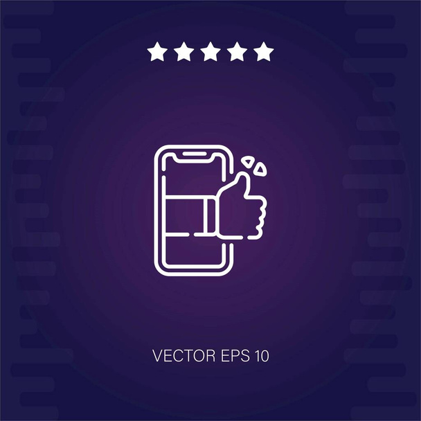 smartphone vector icon modern illustration - Vector, imagen