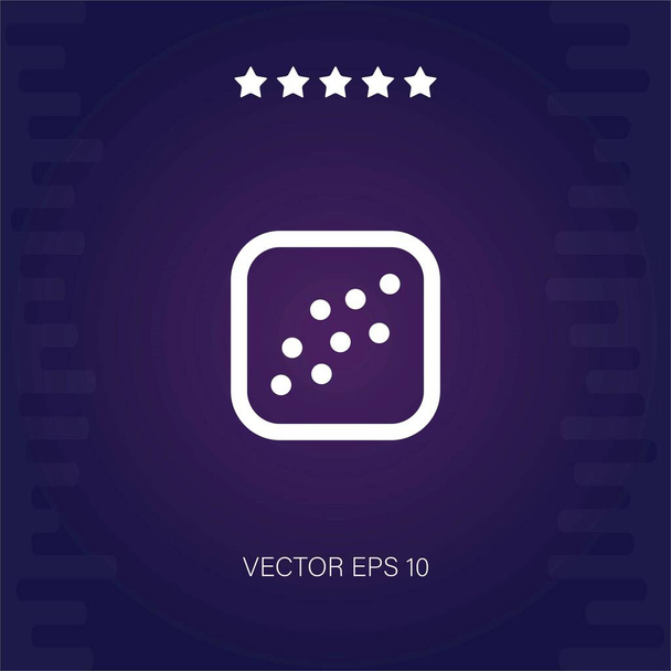 Scatter graf vektorová ikona moderní ilustrace - Vektor, obrázek