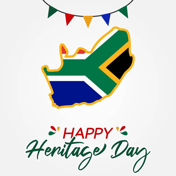Gelukkige Heritage Day Zuid-Afrika Vector Illustratie - Vector, afbeelding