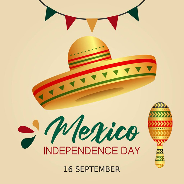 Día de la Independencia de México Ilustración vectorial - Vector, imagen