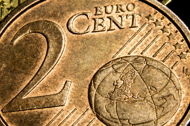 makro monete - Zdjęcie, obraz