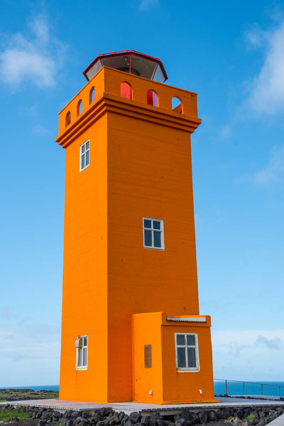 Lighthouse of Svortuloft in Snaefellsnes peninsula in Iceland - Photo, Image