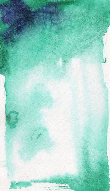Emerald watercolor - Foto, afbeelding