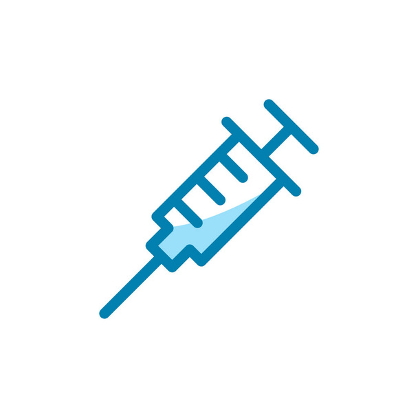 Illustration Vector graphic of syringe icon. Fit for medical, vaccine, hospital, nurse, doctor etc. - Вектор, зображення
