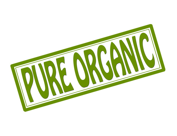 Pure organic - Vector, Image