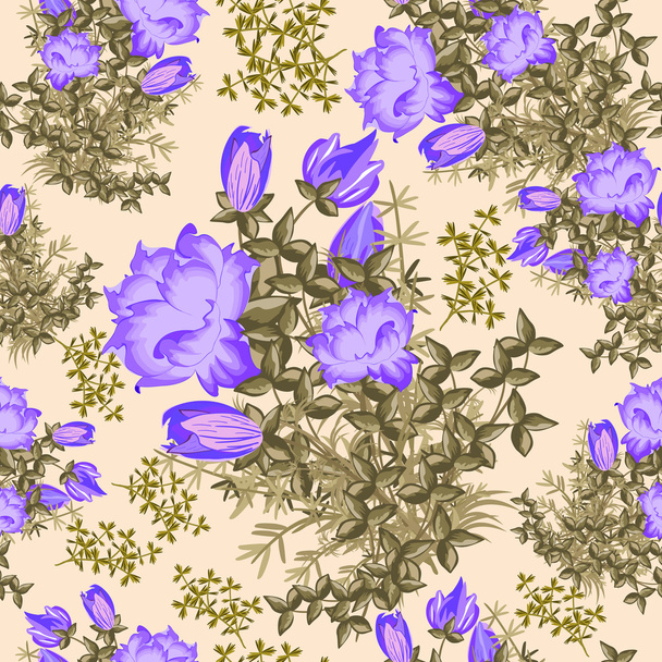 floral seamless pattern - Вектор, зображення