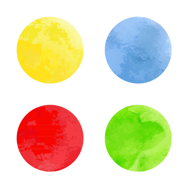 Watercolor circles. - Vecteur, image