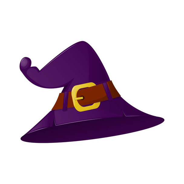 3D Illustration of a Witch Hat - Vecteur, image