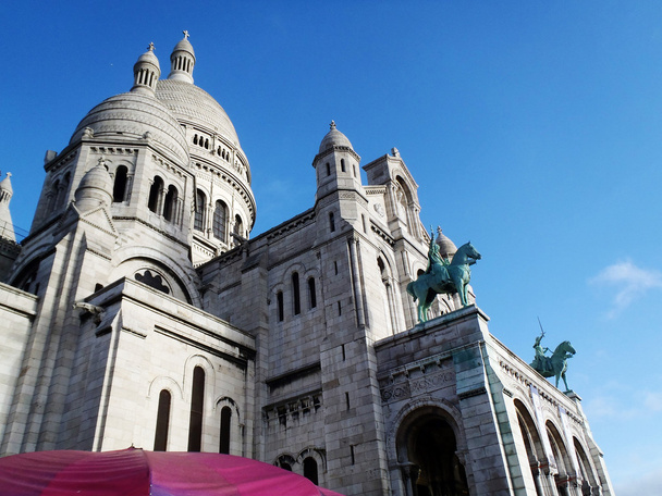 Sacre Coeur, Montmartre, Paris, França
 - Foto, Imagem