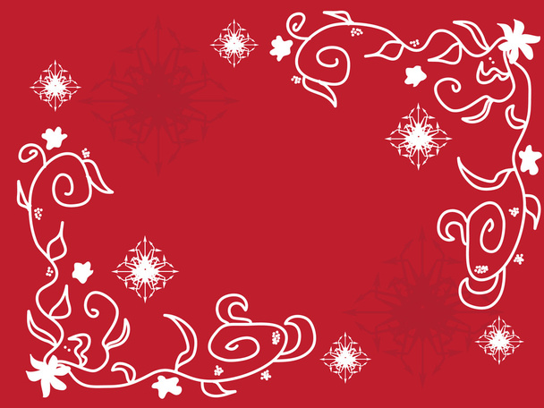 Christmas and new year backgrround - Vector, Image