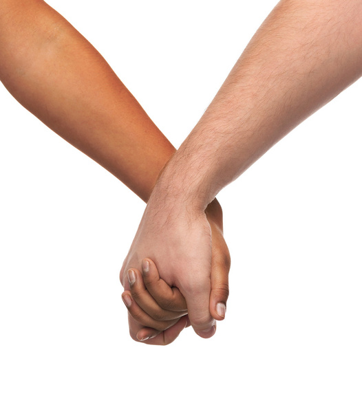 Woman and man holding hands - Foto, Imagen