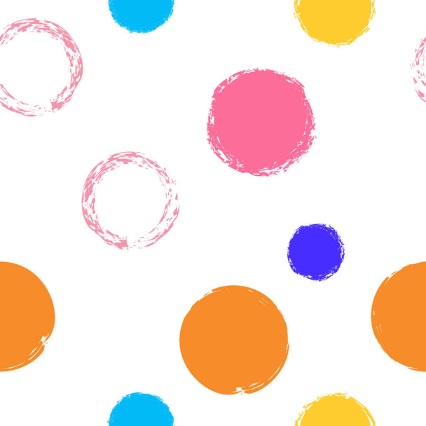 Colorful Polka Dots  - Вектор, зображення