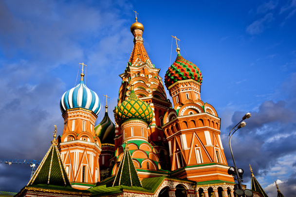 Moskova 'daki Aziz Basil Katedrali - Fotoğraf, Görsel
