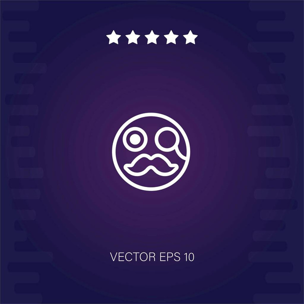 caballero vector icono ilustración moderna - Vector, Imagen