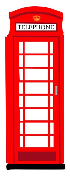 British phonebooth - Вектор, зображення