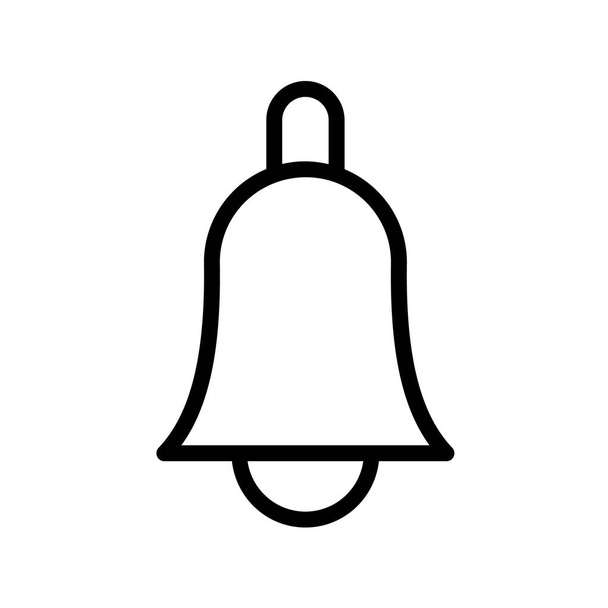Vector icon of the autumn school bell - Vector, Image