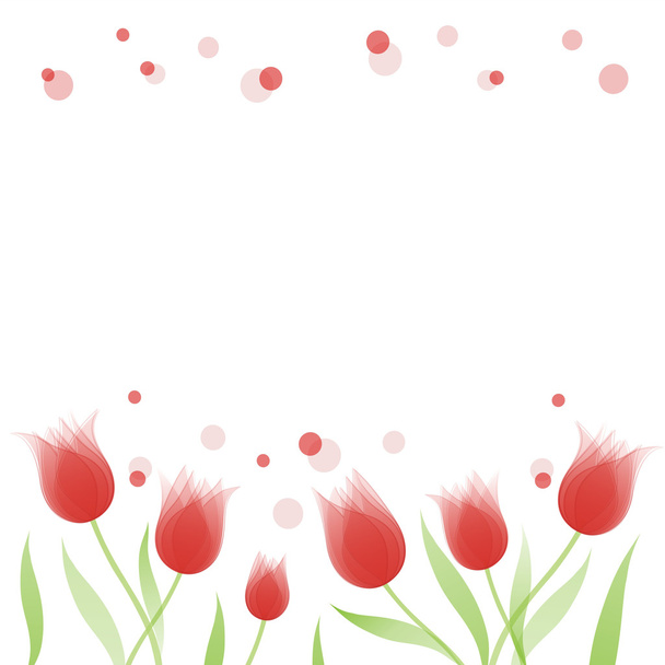 tulipány - Vektor, obrázek
