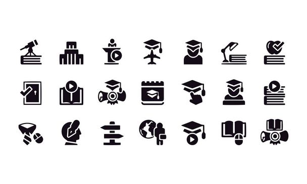 Ікони вищої освіти Векторне проектування
  - Вектор, зображення
