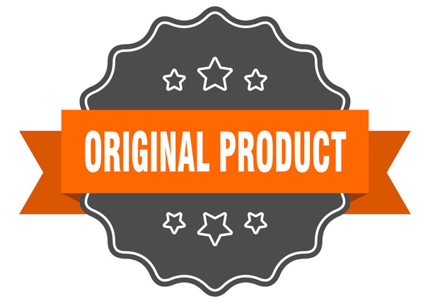 original product label. original product isolated seal. Retro sticker sign - Vecteur, image
