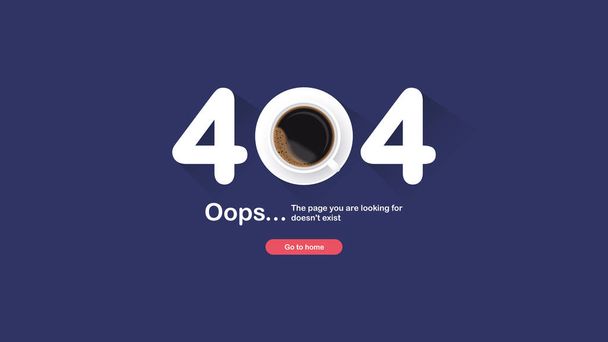 Sayfa bulunamadı. Hata 404 - Vektör, Görsel