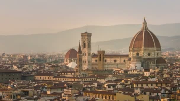 Time Lapse of Florence City Skyline στην Ιταλία - Πλάνα, βίντεο