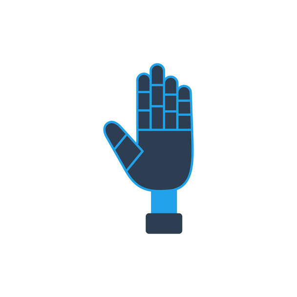 Prosthetic Arms vector icon, Artificial hand icon, Vector and Illustration. - Vector, Image