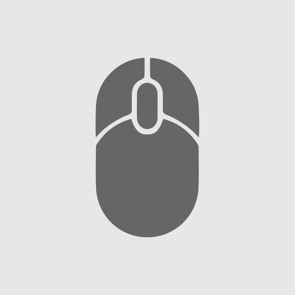 Icona del vettore del mouse del computer. Simbolo vettoriale isolato semplice. icona del mouse del computer. - Vettoriali, immagini