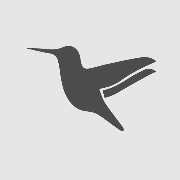 Ikona vektoru kolibříka. Ptačí symbol. Vektor EPS 10. - Vektor, obrázek