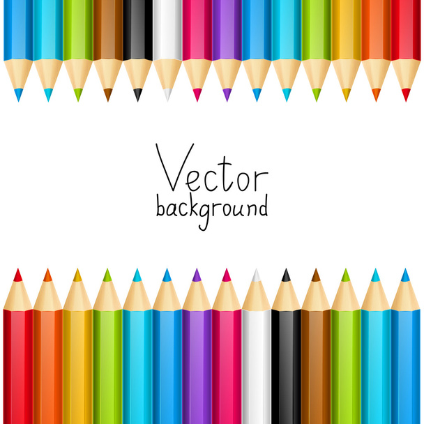 kleurpotloden - Vector, afbeelding