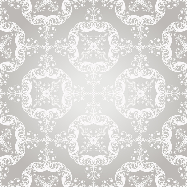 Vector seamless vintage lacy floral pattern - Vector, Image