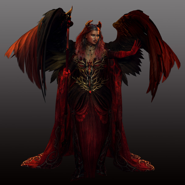 Fantasy Unseelie królowa nimf, PoC Magic Woman - Zdjęcie, obraz