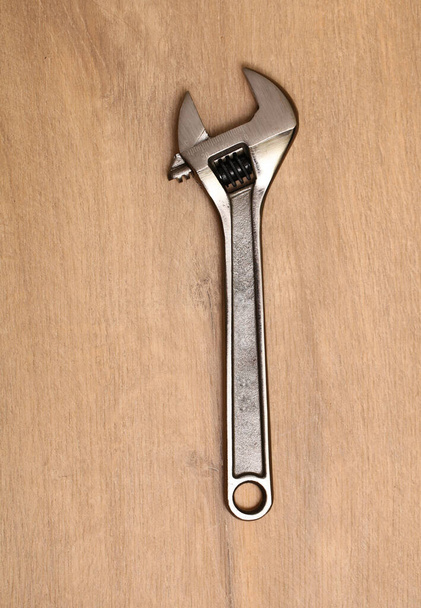 closeup of metal wrenches, garage tools - Foto, afbeelding