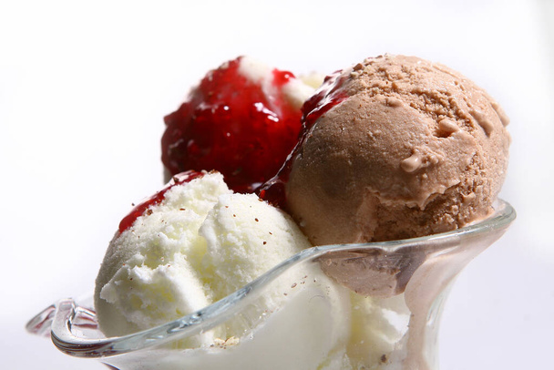 crème glacée vue rapprochée - Photo, image