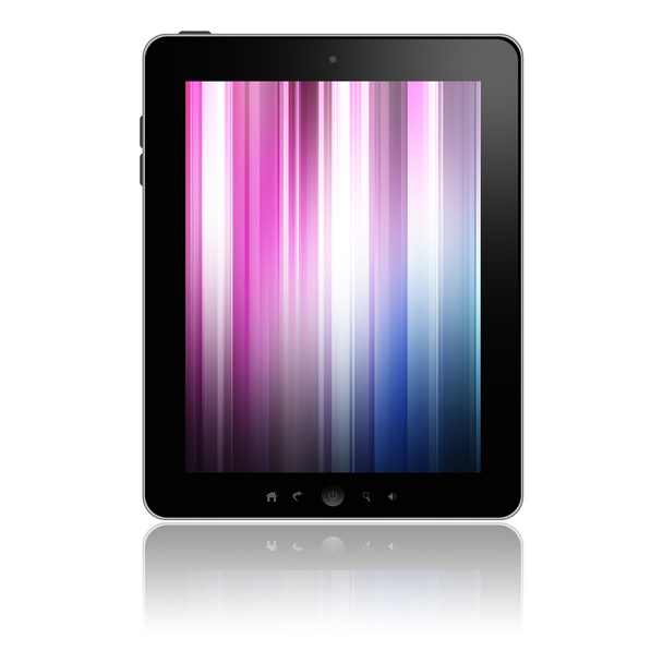 tablet pc με ροζ - Φωτογραφία, εικόνα