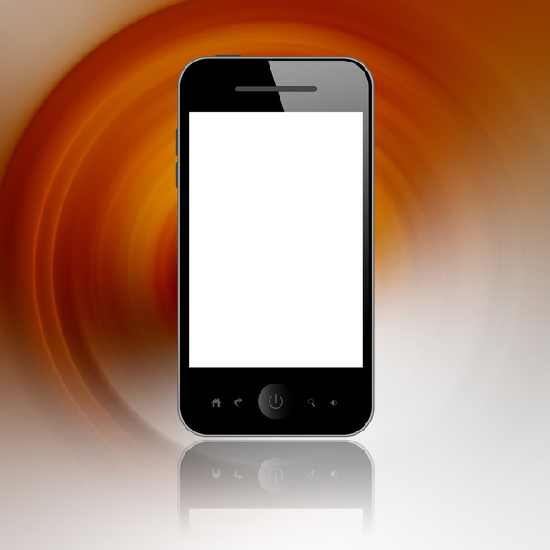Мобільний телефон на коричневому
 - Фото, зображення