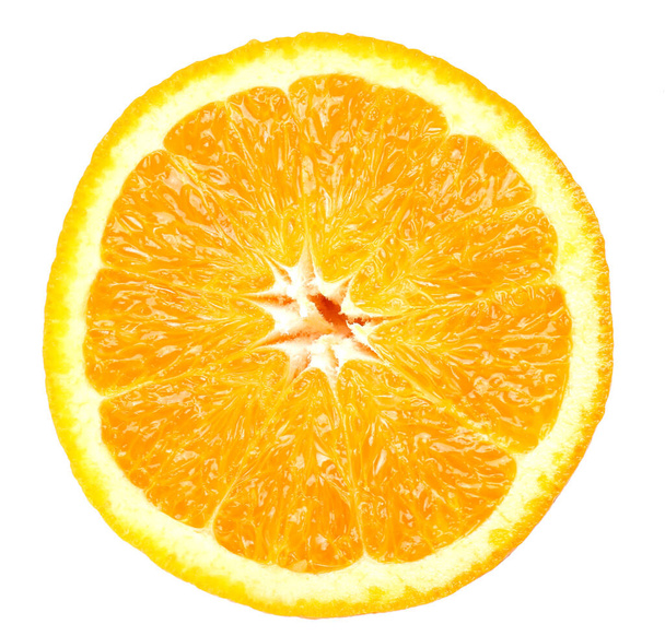 апельсин на білому фоні
 - Фото, зображення