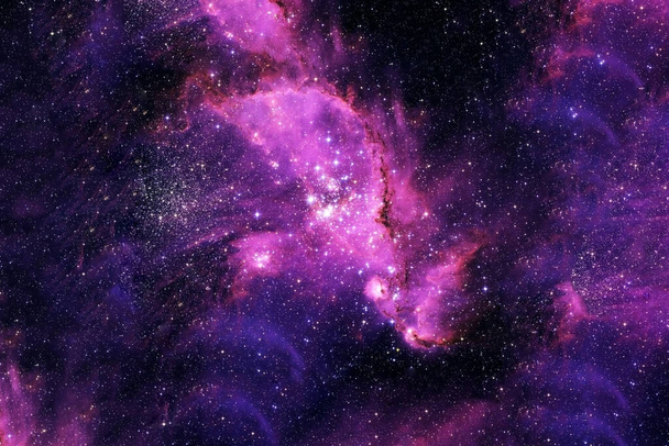 Kaunis kosminen tähtisumu. Elementit tämän kuvan on kalustettu NASA. - Valokuva, kuva