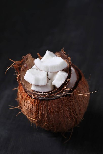 Food & drink. Coconut on the table - Photo, Image