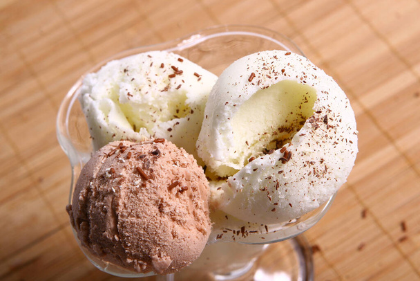 ice cream close-up view - Photo, Image