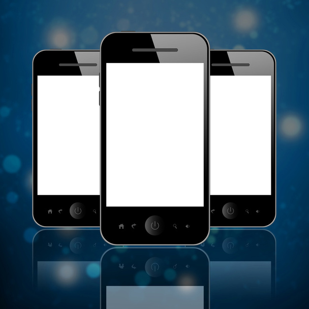 Phones on blue - Photo, Image