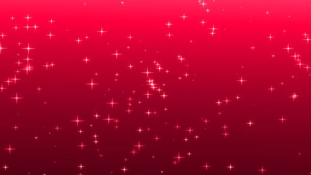 Natal vermelho estrelado fundo - Foto, Imagem