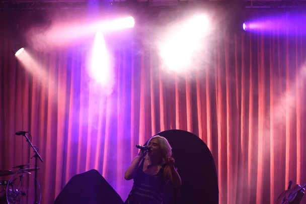 Noah Cyrus on her first tour performs at the Beacham in Orlando Florida on September 23, 2018 - Φωτογραφία, εικόνα