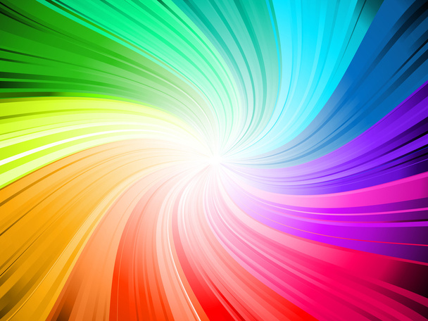 Rainbow swirl - Vector, Image