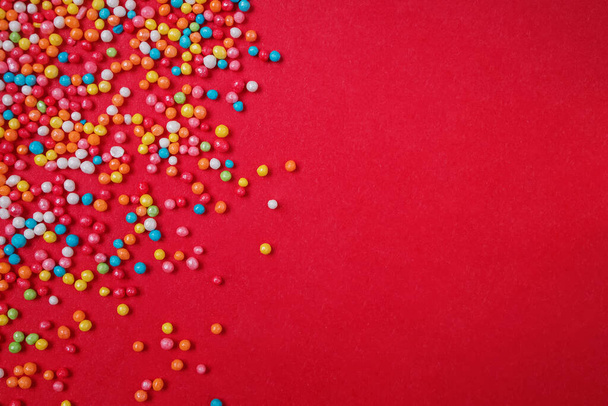 Sugar sprinkle dots, decoration for cake and bakery, - Foto, Imagem
