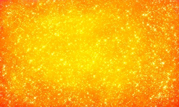 jasně oranžové slavnostní jiskřivé duhové pozadí s hvězdami a záře. Míchání červené, oranžové a žluté barvy. - Fotografie, Obrázek
