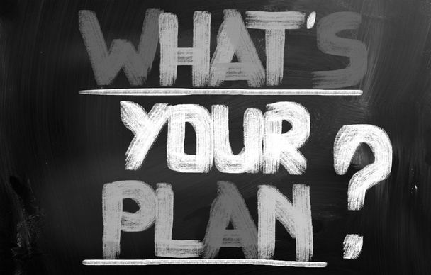What's Your Plan Concept - Photo, Image