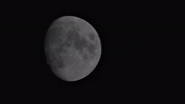 Vídeo do satélite da terra - a lua - Filmagem, Vídeo