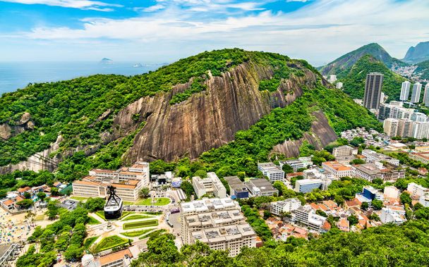 Вид на район Урка в Рио-де-Жанейро, Бразилия - Фото, изображение