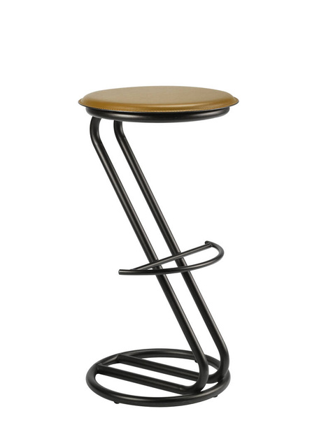 Metal stool on a neutral background - Zdjęcie, obraz